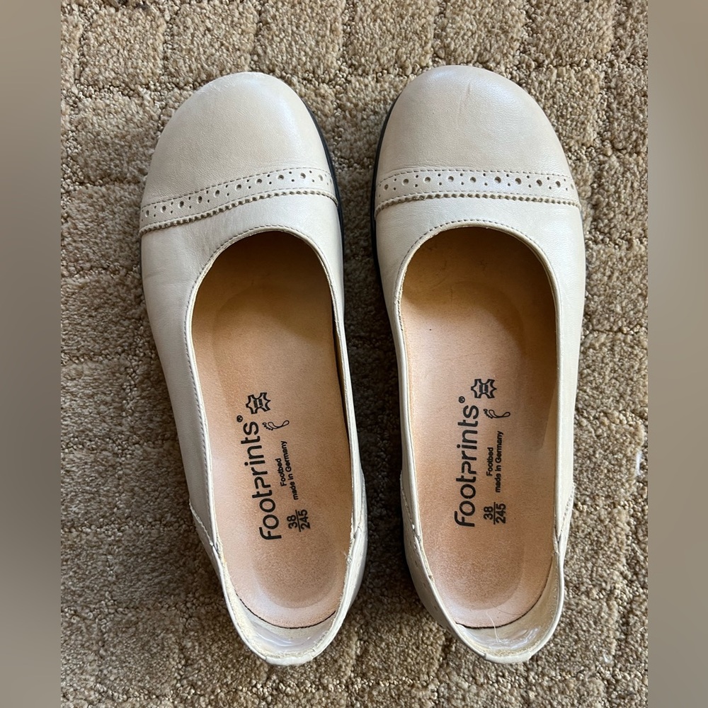Ivory Birkenstock Footprints